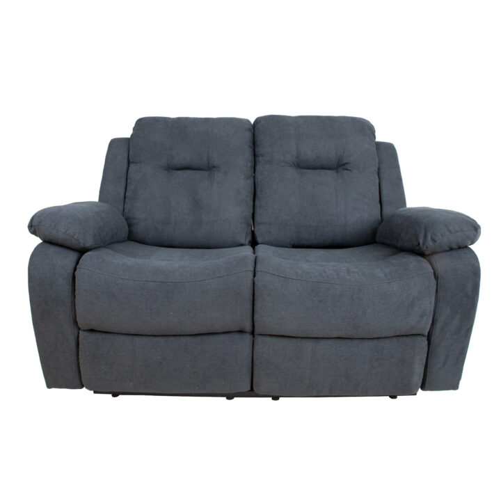 Diivan DIXON 2-kohaline recliner, 155x95xH102cm, tumehall, polüesterkangas, vineer, metall Diivanid Diivanid