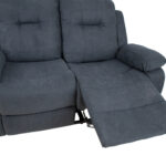 Diivan DIXON 2-kohaline recliner, 155x95xH102cm, tumehall, polüesterkangas, vineer, metall Diivanid Diivanid