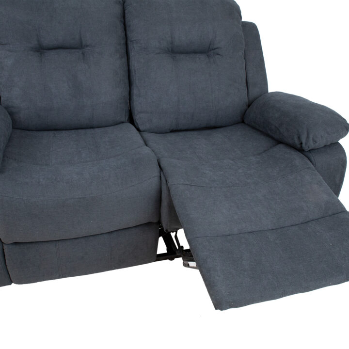 Diivan DIXON 2-kohaline recliner, 155x95xH102cm, tumehall, polüesterkangas, vineer, metall Diivanid Diivanid