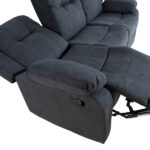 Diivan DIXON 2-kohaline recliner, 155x95xH102cm, tumehall, polüesterkangas, vineer, metall Diivanid Diivanid