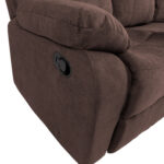 Diivan DIXON 3-kohaline recliner, 210x95xH102cm, pruun, polüesterkangas, vineer, metall Diivanid Diivanid
