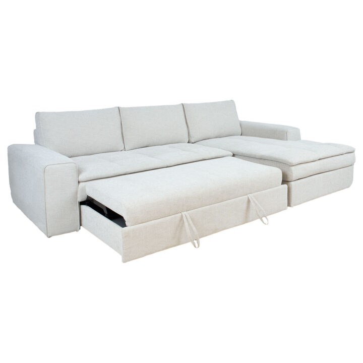 Nurgadiivanvoodi KAJA PN 278×106/170xH85cm, beež Diivanid