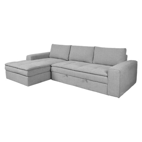 Nurgadiivanvoodi KAJA VN 278×170/106xH855cm, helehall Diivanid