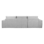 Nurgadiivanvoodi KAJA VN 278×170/106xH855cm, helehall Diivanid