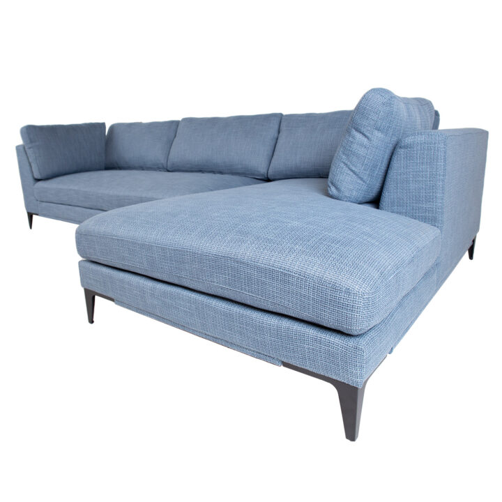 Nurgadiivan BRIA PN 312×104/177xH82cm, sinine Elutoamööbel Diivanid