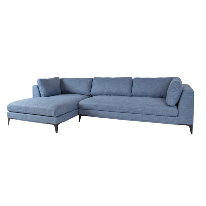 Nurgadiivan BRIA VN 312×104/177xH82cm, sinine Elutoamööbel Diivanid
