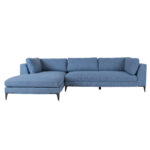 Nurgadiivan BRIA VN 312×104/177xH82cm, sinine Elutoamööbel Diivanid