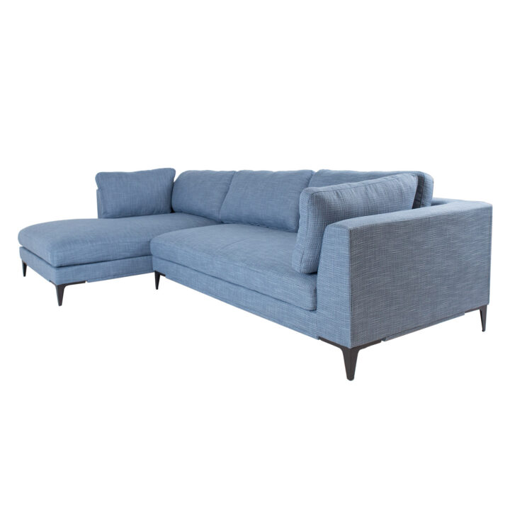 Nurgadiivan BRIA VN 312×104/177xH82cm, sinine Elutoamööbel Diivanid