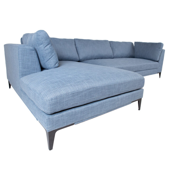 Nurgadiivan BRIA VN 312×104/177xH82cm, sinine Elutoamööbel Diivanid