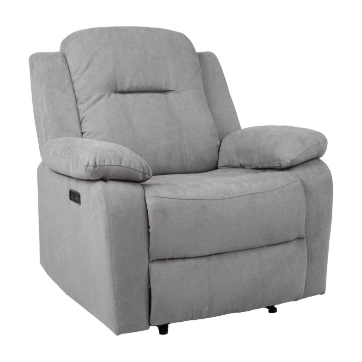 Tugitool LOWRI elektriline recliner 99x95xH102cm, hall Elutoamööbel H01-501 Recliner