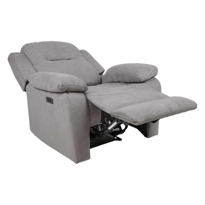 Tugitool LOWRI elektriline recliner 99x95xH102cm, hall Elutoamööbel H01-501 Recliner