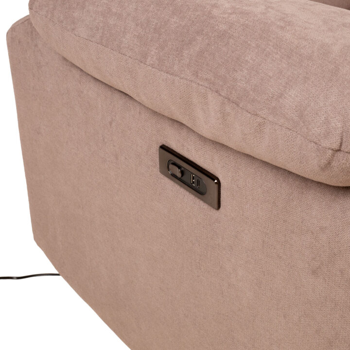 Tugitool LOWRI elektriline recliner 99x95xH102cm, taupe Elutoamööbel H01-501 Recliner