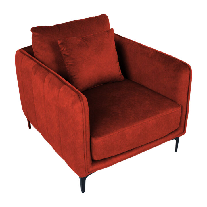 Tugitool BIANKA 84x98H85cm, oranž Diivanid 3+2+1