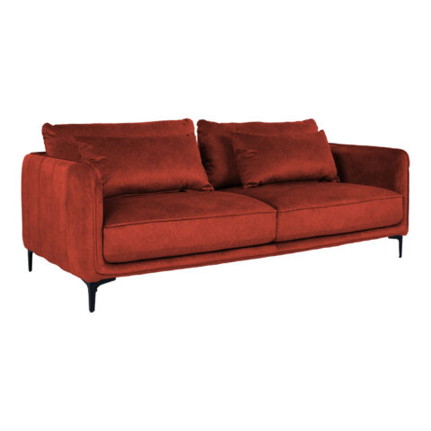 Diivan BIANKA 3-kohaline 208x98xH85cm, oranž Diivanid
