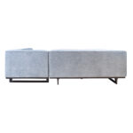 Nurgadiivan HASSO PN 272×95/240xH79cm, hõbehall Diivanid