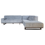 Nurgadiivan HASSO VN 272×240/95xH79cm, hõbehall Diivanid
