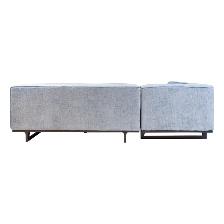 Nurgadiivan HASSO VN 272×240/95xH79cm, hõbehall Diivanid