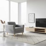 Tugitool KAILI 84x83xH84cm, hall Elutoamööbel Tugitoolid ja kiiktoolid