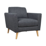 Tugitool KAILI 84x83xH84cm, tumehall Elutoamööbel Tugitoolid ja kiiktoolid