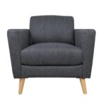 Tugitool KAILI 84x83xH84cm, tumehall Elutoamööbel Tugitoolid ja kiiktoolid