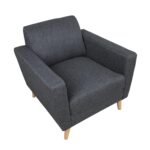 Tugitool KAILI 84x83xH84cm, tumehall Elutoamööbel Tugitoolid ja kiiktoolid