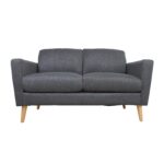 Diivan KAILI 2-kohaline 145x83xH84cm, tumehall Diivanid Diivanid
