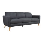 Diivan KAILI 3-kohaline 200x83xH84cm, tumehall Diivanid Diivanid