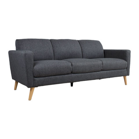 Diivan KAILI 3-kohaline 200x83xH84cm, tumehall Diivanid Diivanid