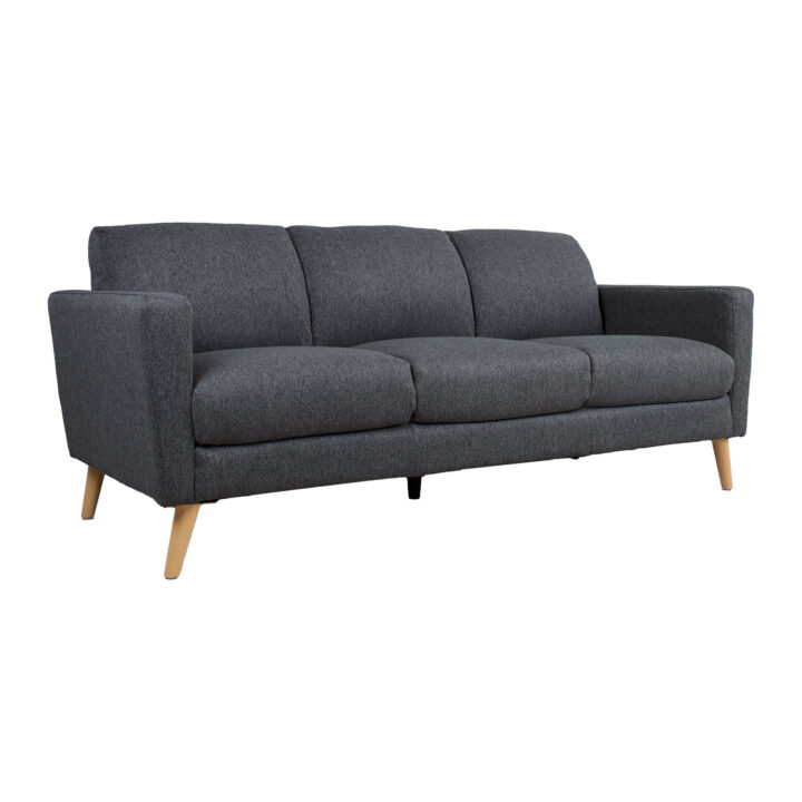 Diivan KAILI 3-kohaline 200x83xH84cm, tumehall Diivanid Diivanid