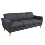 Diivan KAILI 3-kohaline 200x83xH84cm, tumehall Diivanid Diivanid