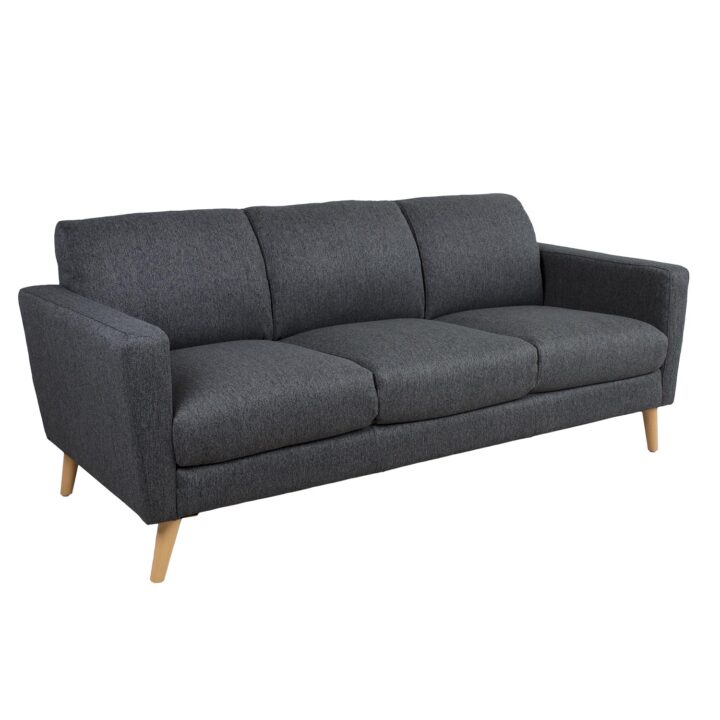Diivan KAILI 3-kohaline 200x83xH84cm, tumehall Diivanid Diivanid