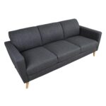 Diivan KAILI 3-kohaline 200x83xH84cm, tumehall Diivanid Diivanid