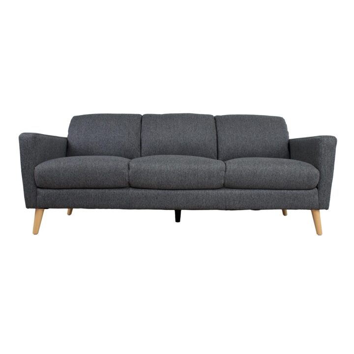 Diivan KAILI 3-kohaline 200x83xH84cm, tumehall Diivanid Diivanid