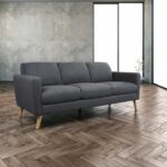 Diivan KAILI 3-kohaline 200x83xH84cm, tumehall Diivanid Diivanid