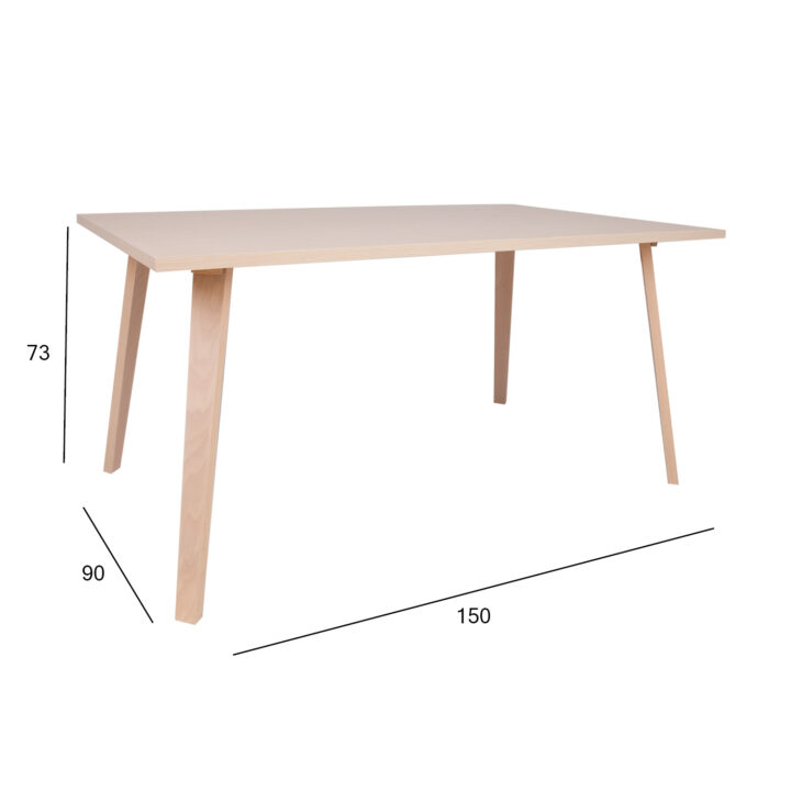 Söögilaud ADORA 150x90xH73cm, hele pöök Söögilauad H02-200 Söögilauad