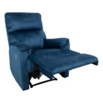 Tugitool GUSTAV manuaalne recliner, tumesinine samet Elutoamööbel H01-500 Tugitoolid ja kiiktoolid