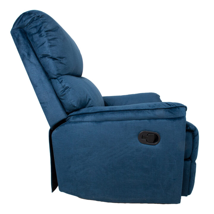 Tugitool GUSTAV manuaalne recliner, tumesinine samet Elutoamööbel H01-500 Tugitoolid ja kiiktoolid