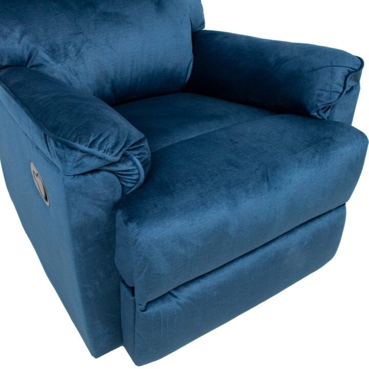 Tugitool GUSTAV manuaalne recliner, tumesinine samet Elutoamööbel H01-500 Tugitoolid ja kiiktoolid