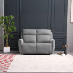 Diivan MAREN 2-kohaline manuaalne recliner 150x90xH104cm, hall Diivanid