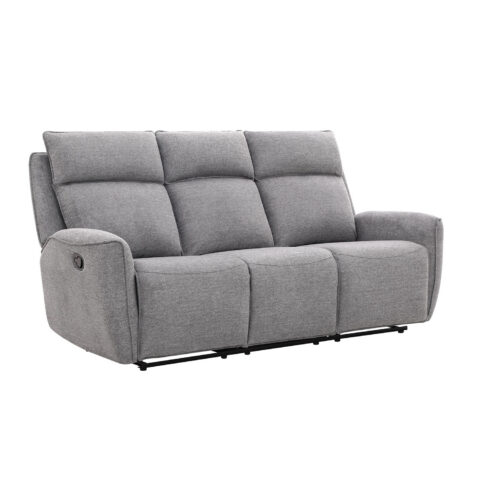 Diivan MAREN 3-kohaline manuaalne recliner 206x90xH104cm, hall Diivanid
