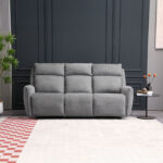Diivan MAREN 3-kohaline manuaalne recliner 206x90xH104cm, hall Diivanid
