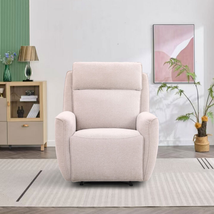 Tugitool MAREN manuaalne recliner 90x90xH104cm, beež Elutoamööbel