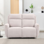 Diivan MAREN 2-kohaline manuaalne recliner 150x90xH104cm, beež Diivanid