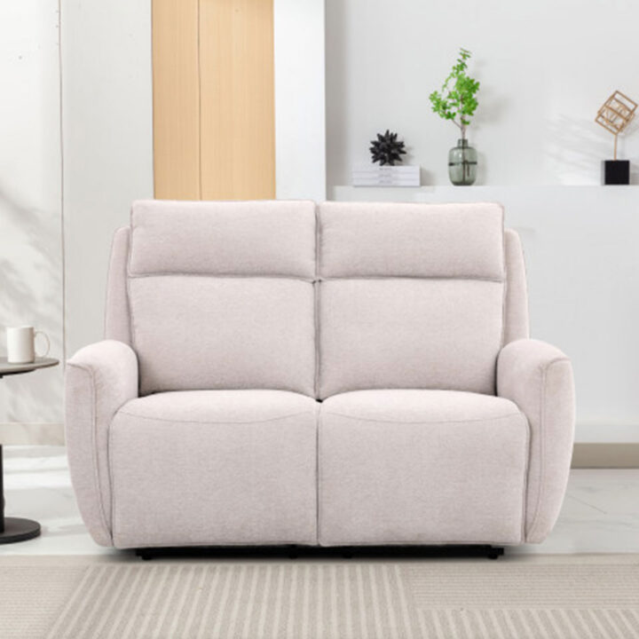 Diivan MAREN 2-kohaline manuaalne recliner 150x90xH104cm, beež Diivanid