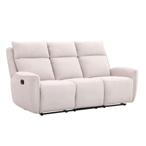 Diivan MAREN 3-kohaline manuaalne recliner 206x90xH104cm, beež Diivanid