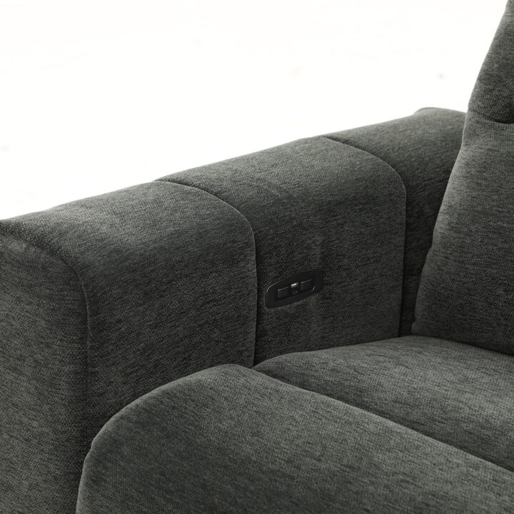 Tugitool MATIAS elektriline recliner 103x90xH100cm, hall Elutoamööbel