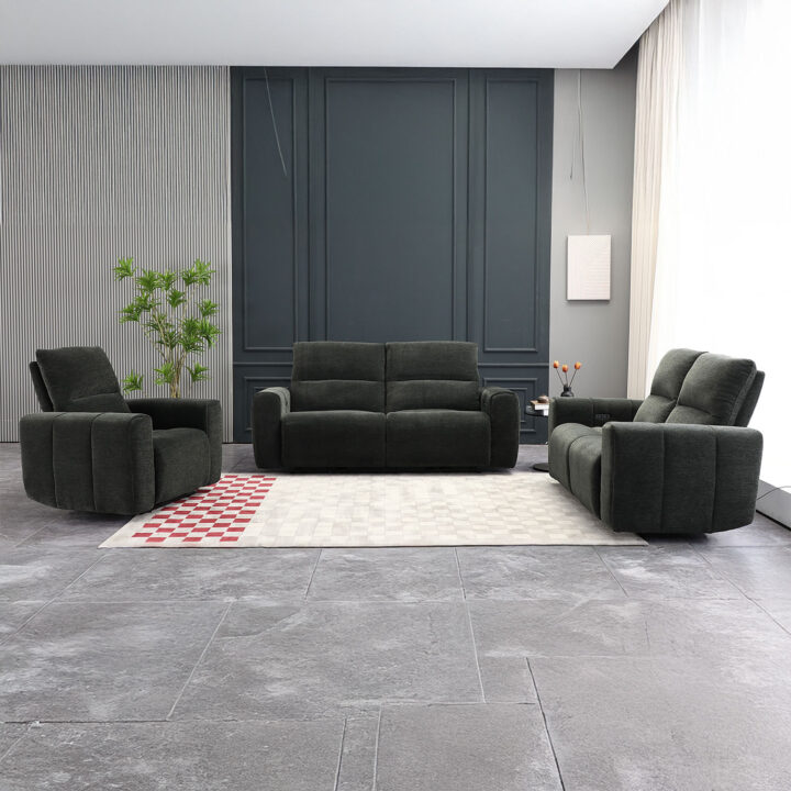 Tugitool MATIAS elektriline recliner 103x90xH100cm, hall Elutoamööbel