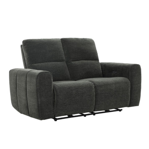 Diivan MATIAS 2-kohaline elektriline recliner 162x90xH100cm, hall Diivanid