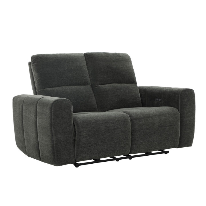 Diivan MATIAS 2-kohaline elektriline recliner 162x90xH100cm, hall Diivanid