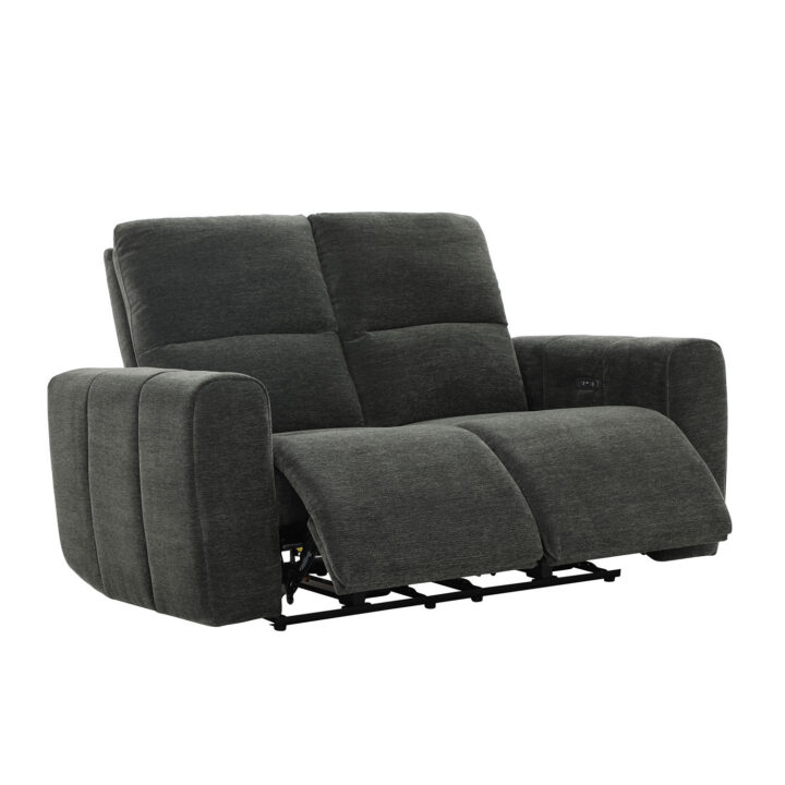 Diivan MATIAS 2-kohaline elektriline recliner 162x90xH100cm, hall Diivanid